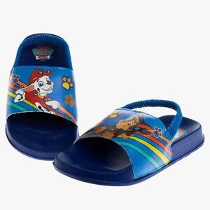 1. NWT Nickelodeon Paw Patrol Summer Beach Slides Sandals
